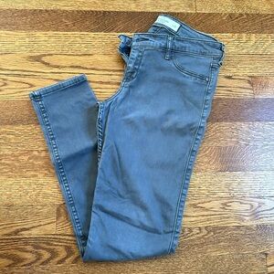 Abercrombie&Fitch Skinny Low Waist Gray Jeggings